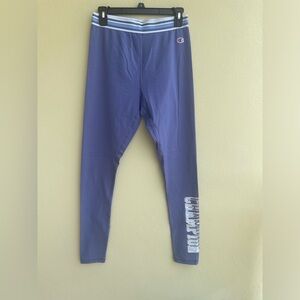 Champion Authentic Tight Leggings Sea Blue Size M